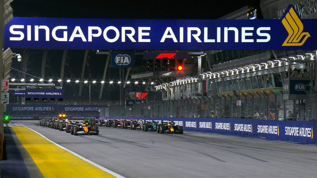 Singapura Dapat Dukungan Gelar F1 Sampai 2028 dari Singapore Airlines