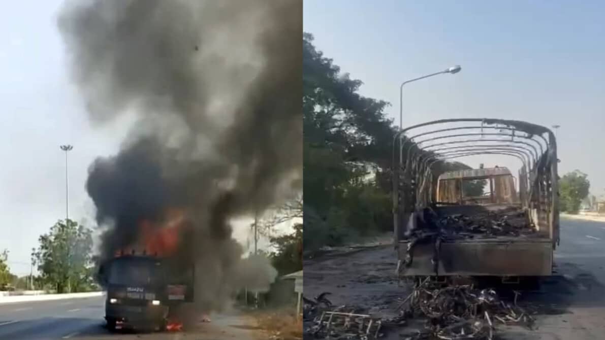 Apes! Seluruh Armada Tim Balap Sepeda Vietnam Ludes Terbakar di Thailand Jelang Kejuaraan Asia 2025